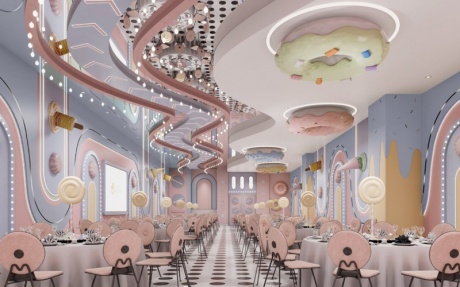 梦幻城堡 [ 最大8桌 · 高4.2m · 无柱 ·  ]